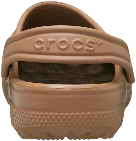 Детские кроксы Crocs Classic с блестками, шоколадный — фото 3
