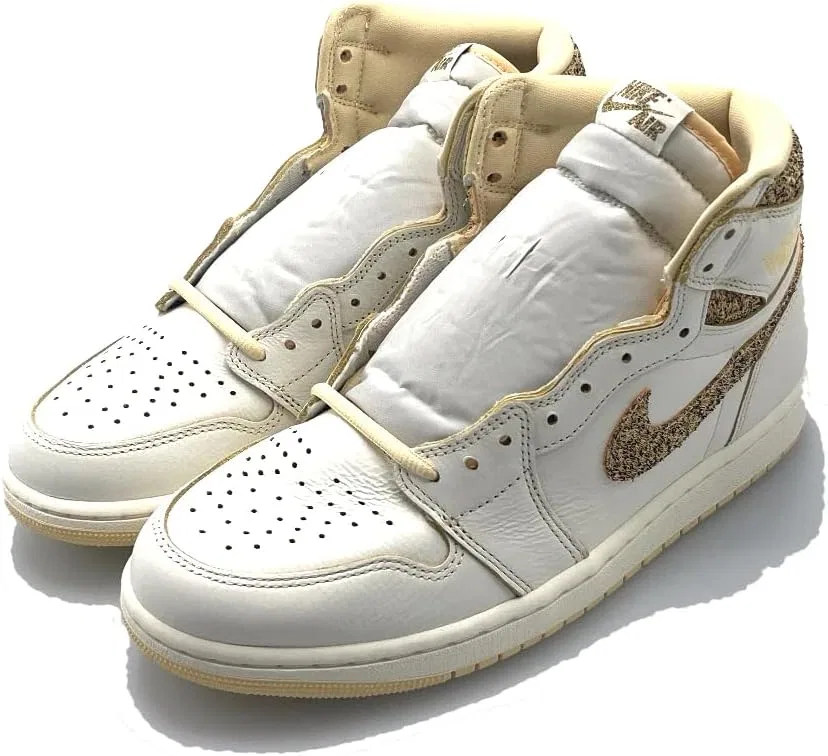Кроссовки мужские Nike Air Jordan 1 Retro High OG, Black White — фото 3