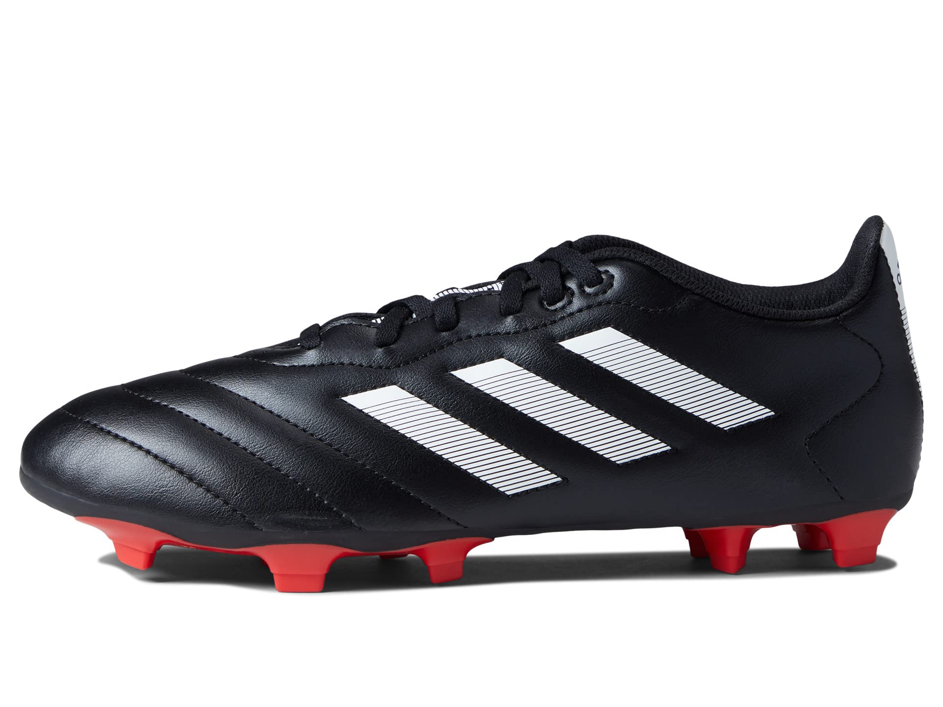 Кроссовки Adidas Goletto Viii Firm Ground Soccer Cleats, Black/White/Red — фото 4