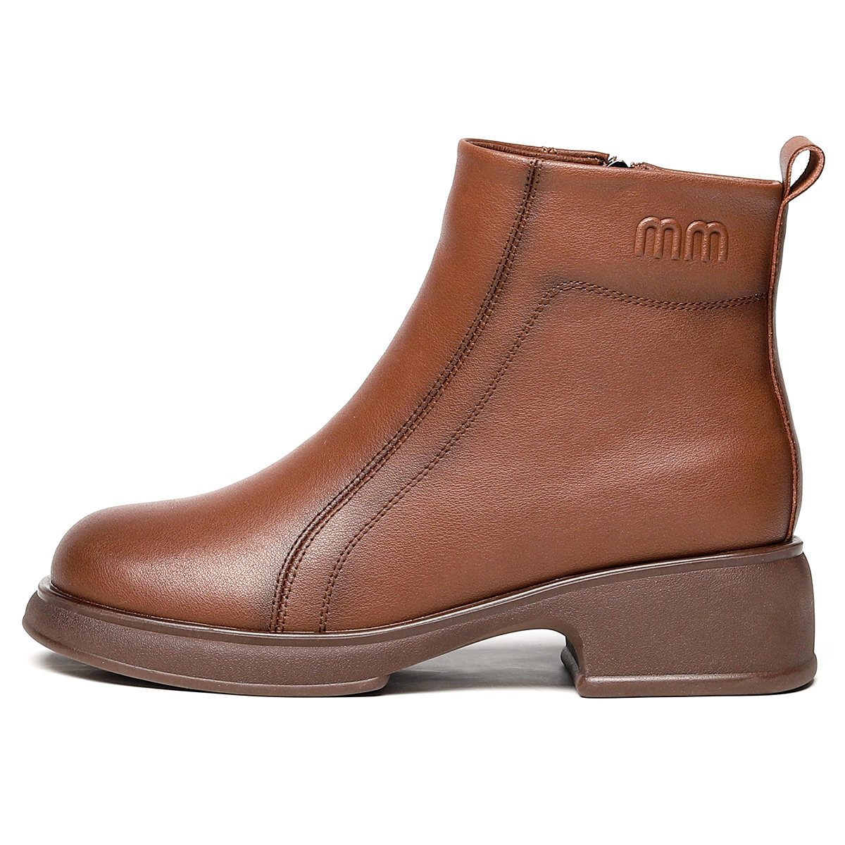 Conley bird Тёплые противоскользящие короткие зимние ботинки женские Dark Brown, цвет Dark Brown