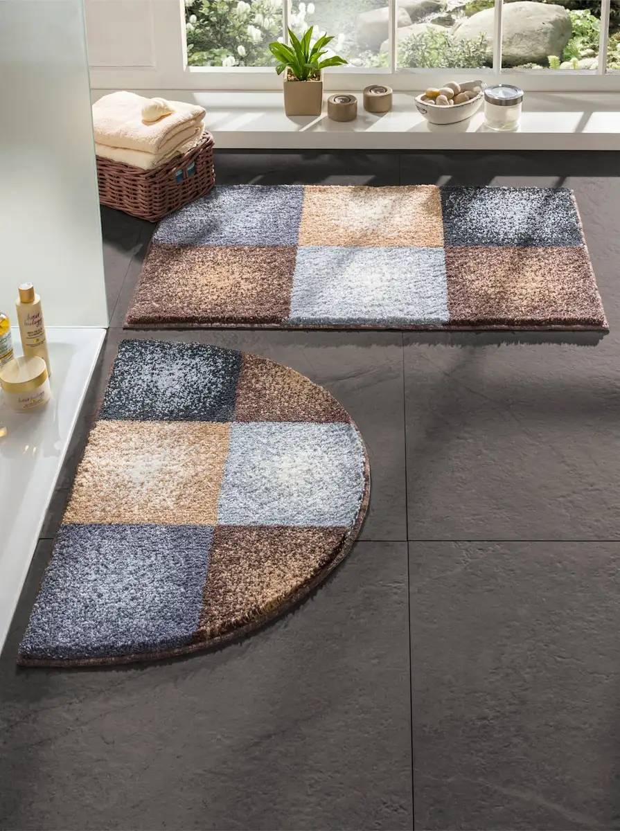 

Heine домашний коврик для ванной Heine home прямоугольный (45х50 см), коричнево-серый