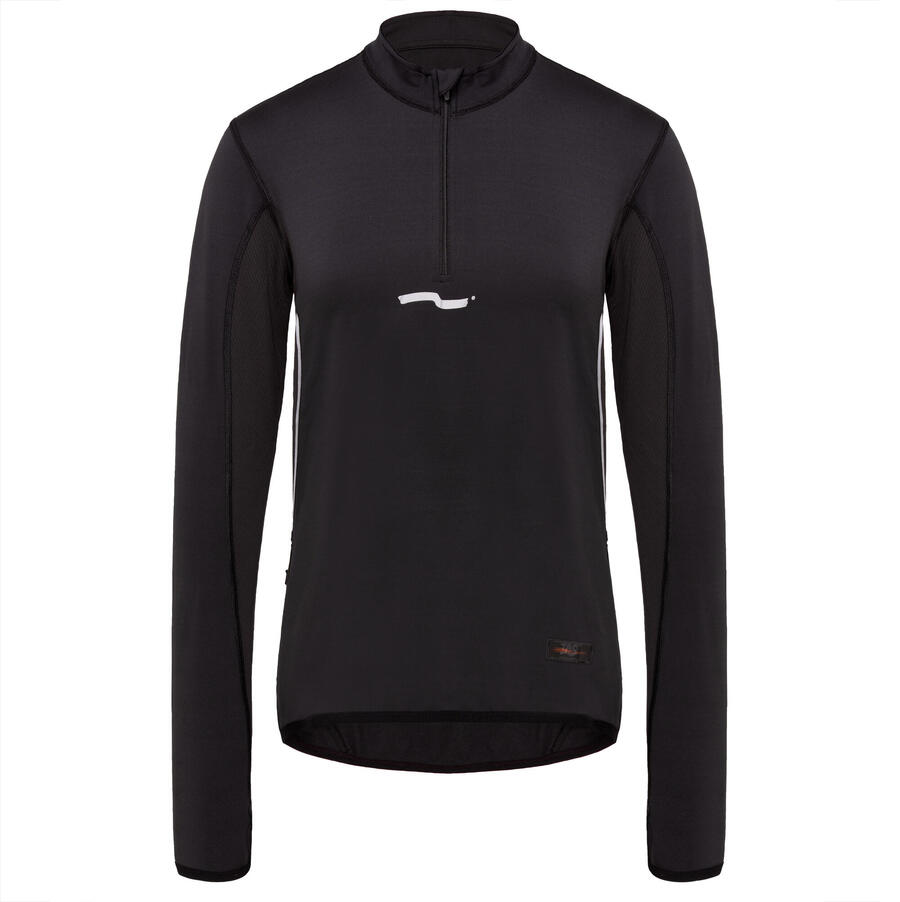 

TAO Облегающий женский топ с длинными рукавами и застежкой-молнией SUBRA