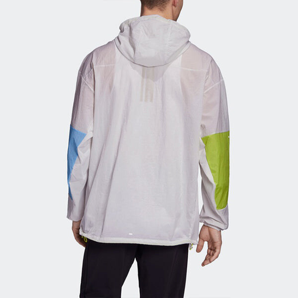 Куртка штормовая куртка адаптивная куртка м беговая цветная спортивная Adidas, серый — фото 4