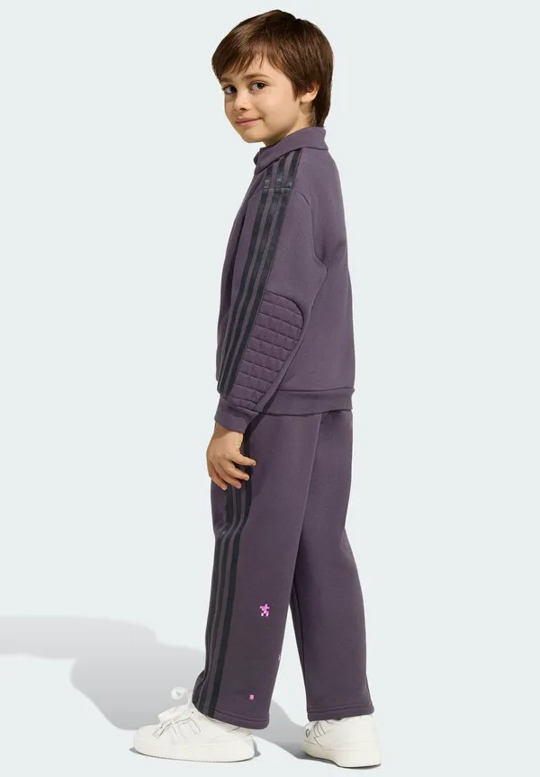 Свободная толстовка с круглым вырезом в стиле minecraft Adidas Originals, Dark Purple — фото 2