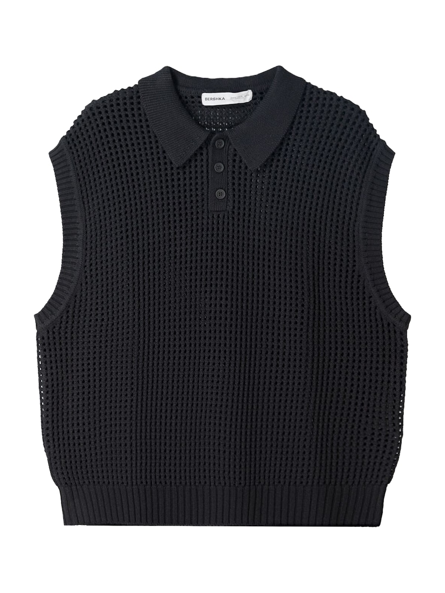 

Жилет-свитер Bershka, черный