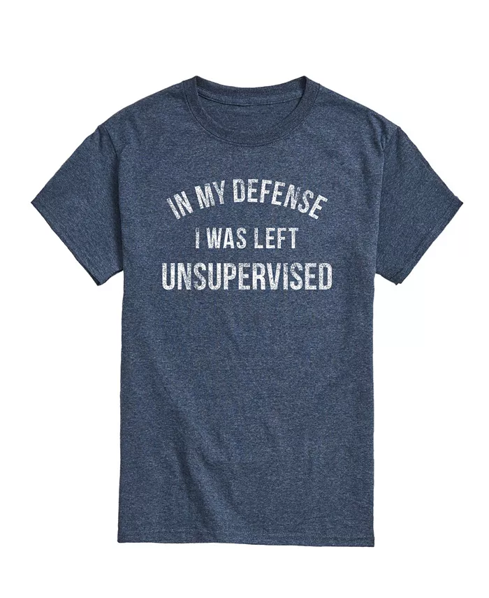 

Мужская футболка с коротким рукавом My Defense Left Unsupervised AIRWAVES, синий