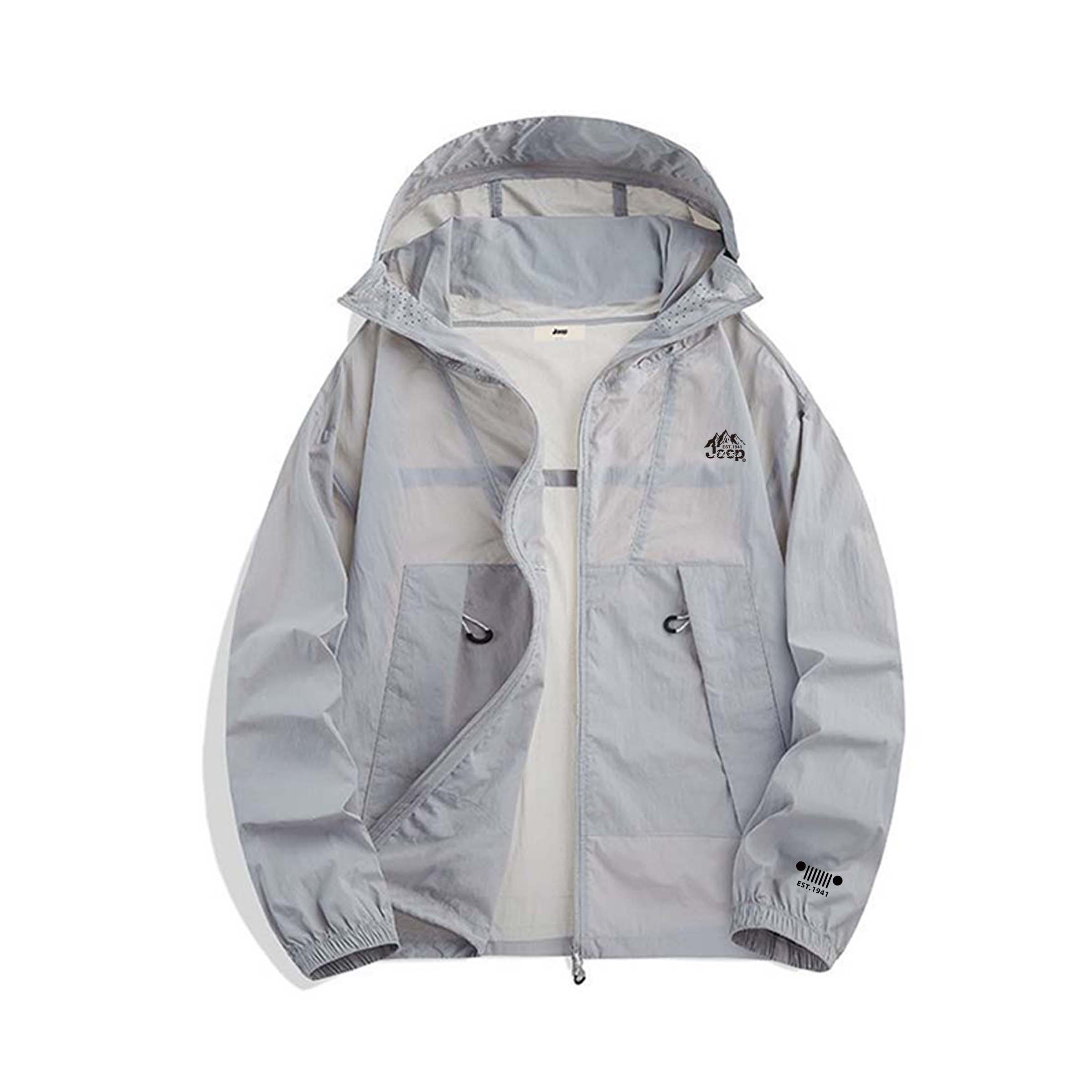 

Суперлегкая и дышащая одежда для защиты от солнца Unisex Jeep, серый