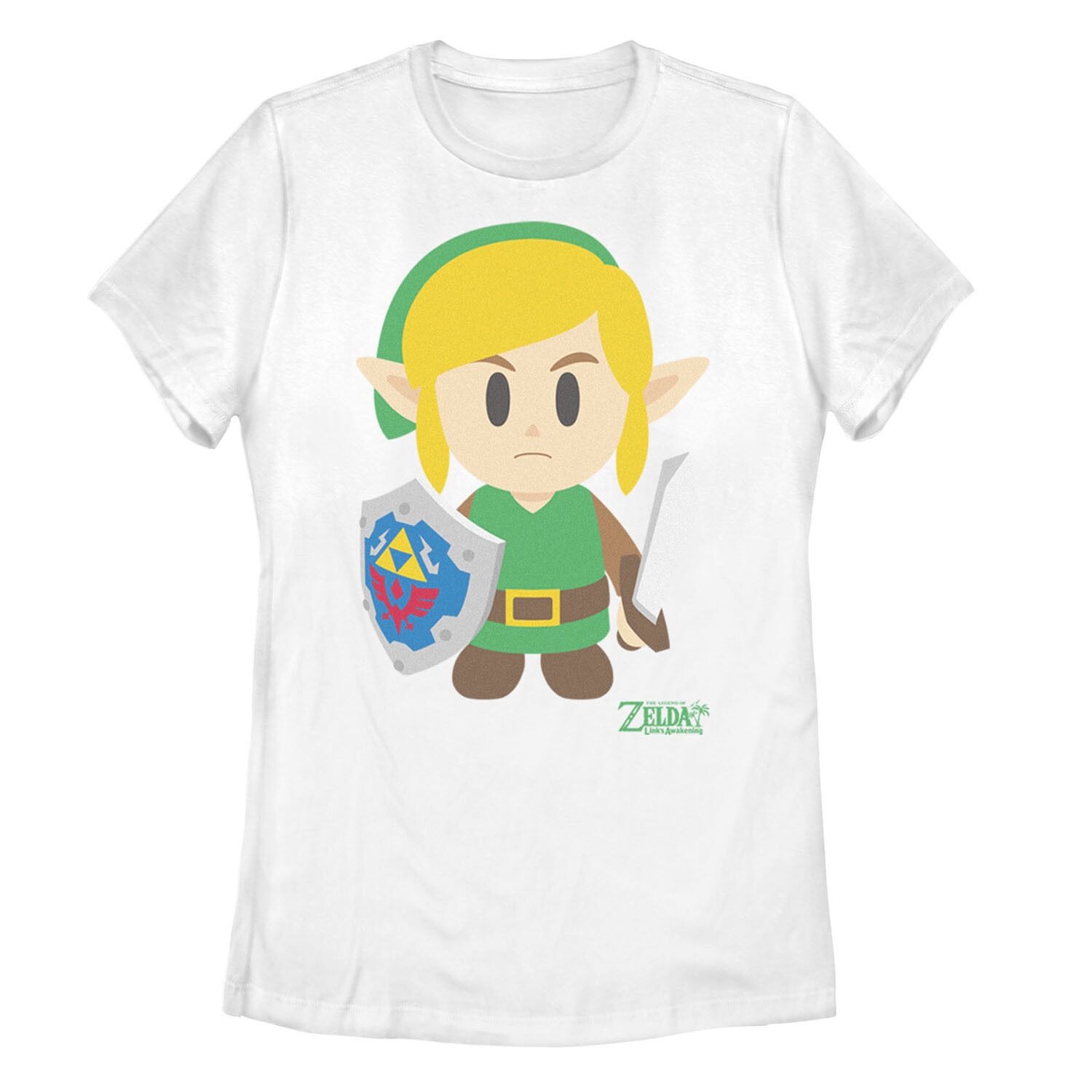 

Детская футболка Nintendo Legend Of Zelda Link's Awakening с мультяшным портретом Licensed Character