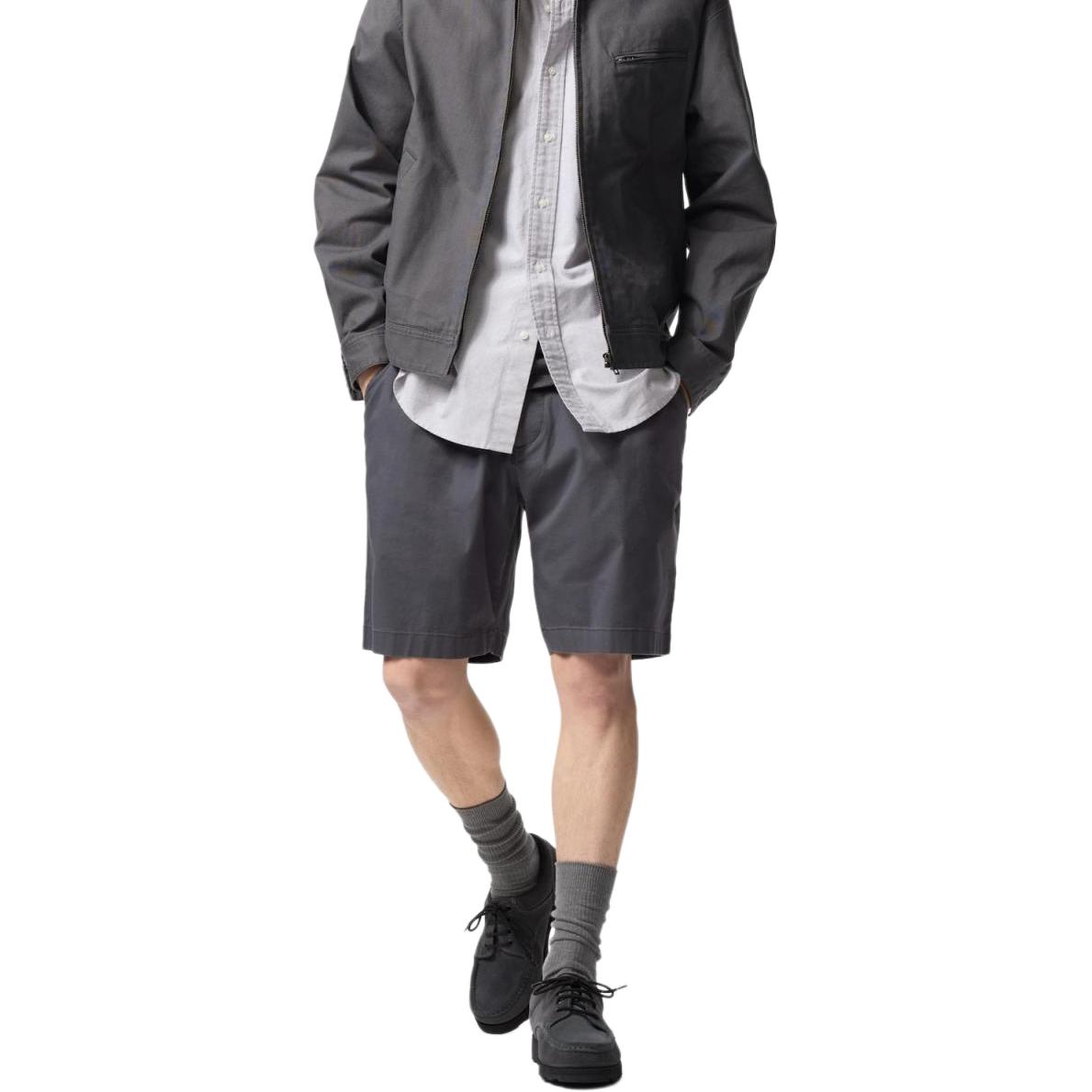 Повседневные шорты Unisex Dark Gray UNIQLO, темно-серый — фото 4