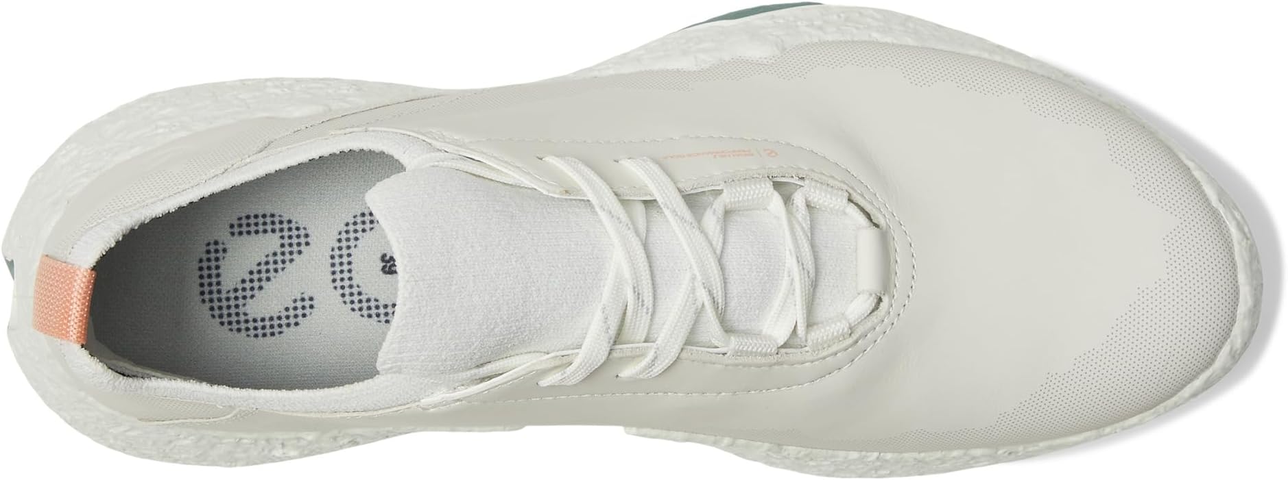 Кроссовки ECCO Golf BIOM Hybrid 5 Lace Waterproof Golf Shoe, цвет White/Sedum Green — фото 2