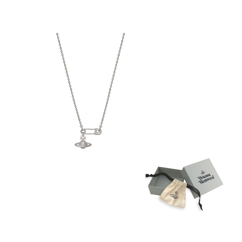 

Vivienne Westwood Серебряное ожерелье с латунными элементами Women's Silver