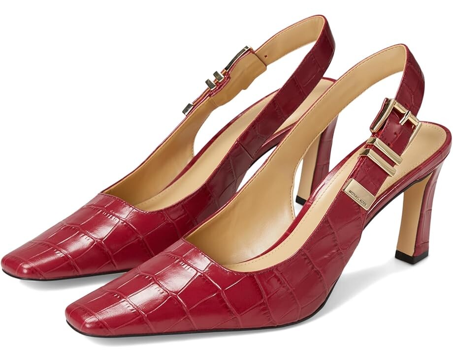 

Туфли MICHAEL Michael Kors Darrington Sling Pumps, цвет Deep Red