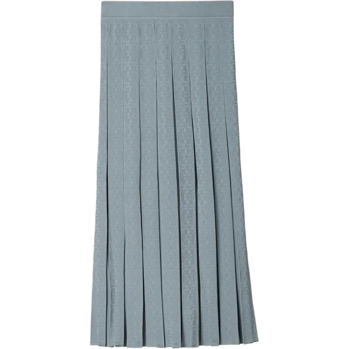 

Повседневная длинная юбка для женщин Tory Burch, серый