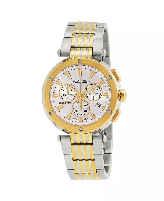 

Мужские часы Neptune Chrono с серебряным циферблатом - H912CHBI Mathey Tissot