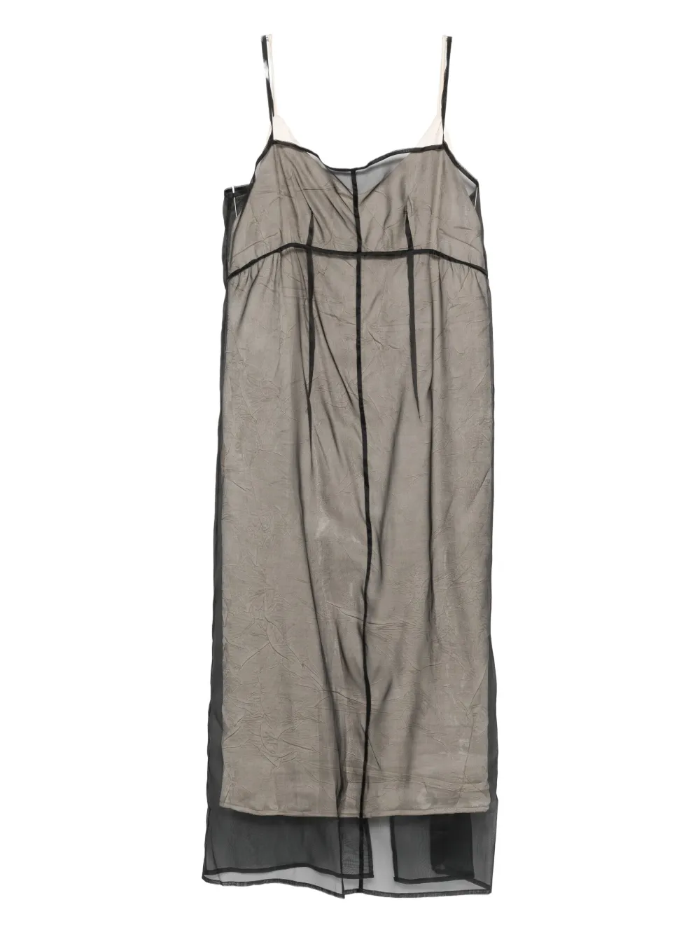 

Платье без рукавов с панелями Su, серый