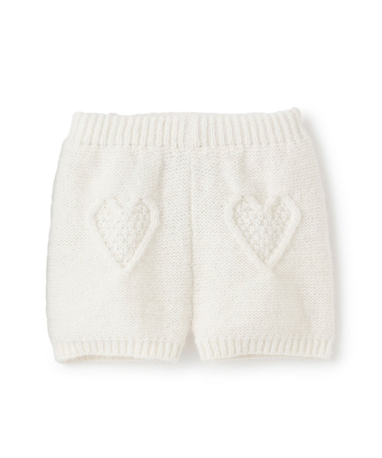 Вязаные шорты с узором «сердечко» (можно сочетать) Petit main, Top Gray — фото 3