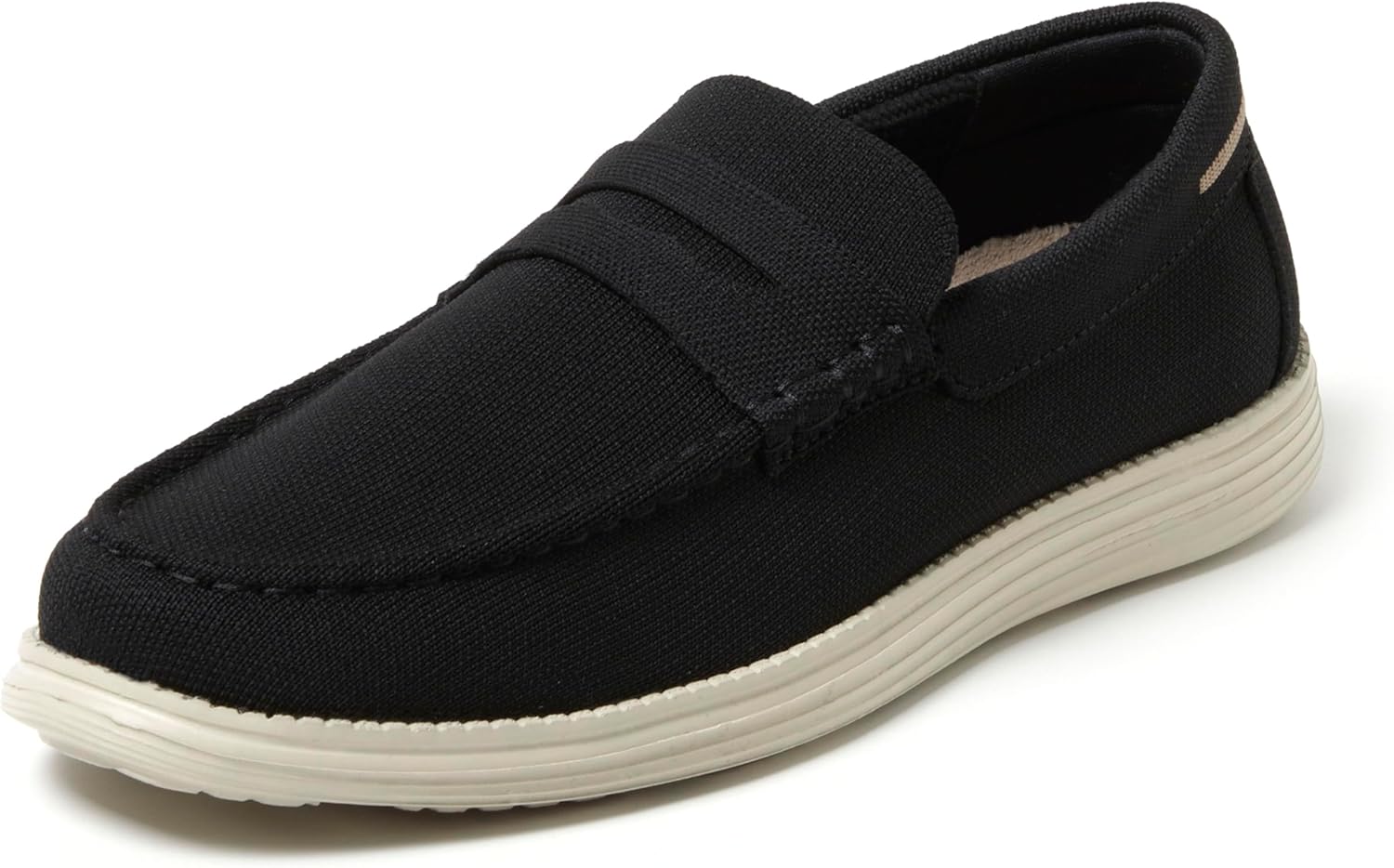 

Мужские слипоны Dearfoams Rollins, удобные, легкие, машинная стирка, с поддержкой свода стопы, черный