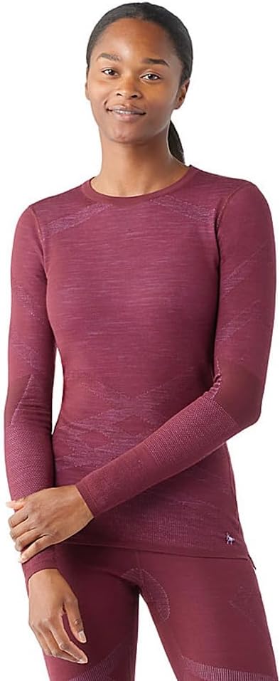 

Женская термобелье Smartwool Intraknit из мериносовой шерсти, дышащая рубашка с длинными рукавами, Black Cherry-Violet, Черный, Женская термобелье Smartwool Intraknit из мериносовой шерсти, дышащая рубашка с длинными рукавами, Black Cherry-Violet