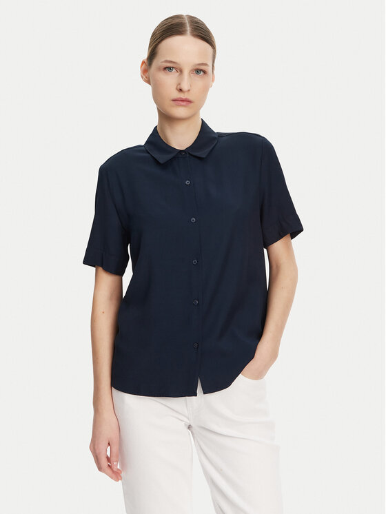 

Свободная рубашка WW0WW44683 Tommy Hilfiger, синий