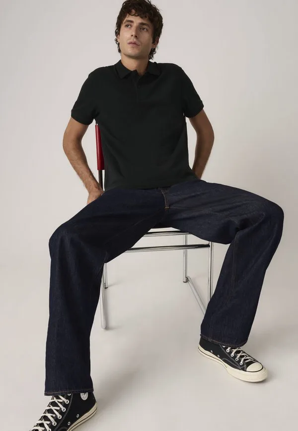 Оригинальная поло-рубашка в полоску "мишка". Levi'S, Mineral Black - Black — фото 4