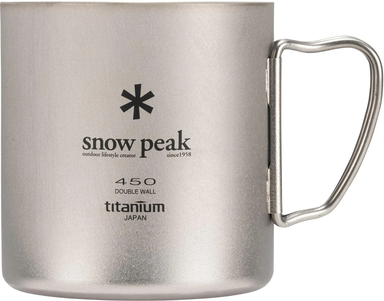 

Кружка Ti-Double 450 Snow Peak, Titanium