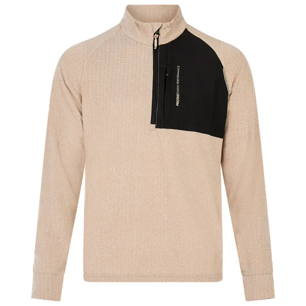 

Толстовка Protest Catcher half zip, бежевый