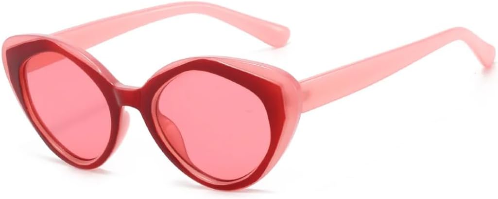 

Солнцезащитные очки с защитой от УФ-излучения UV400 | Леопардовый градиентный «кошачий глаз» | Линзы конфетных цветов для женщин и мужчин, для занятий спортом на открытом воздухе и вождения DSVIGF, Pink