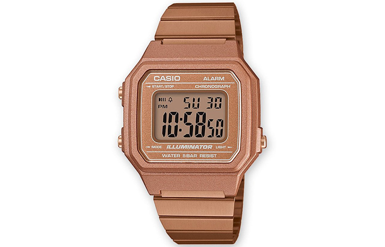 

CASIO Часы Women's YOUTH Coffee Watch B650WC-5AEF, Rose Gold Watch Dial