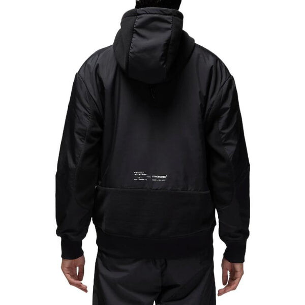Толстовка Air Jordan Stand Collar Hoodie Men's Black, черный — фото 3