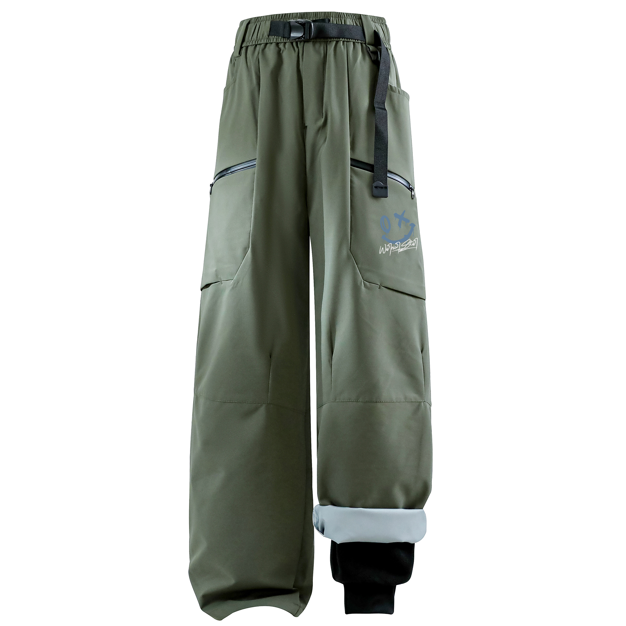 

Ветровка женские брюки WARRIOR, truffle зеленый (detachable fleece-lined liner)