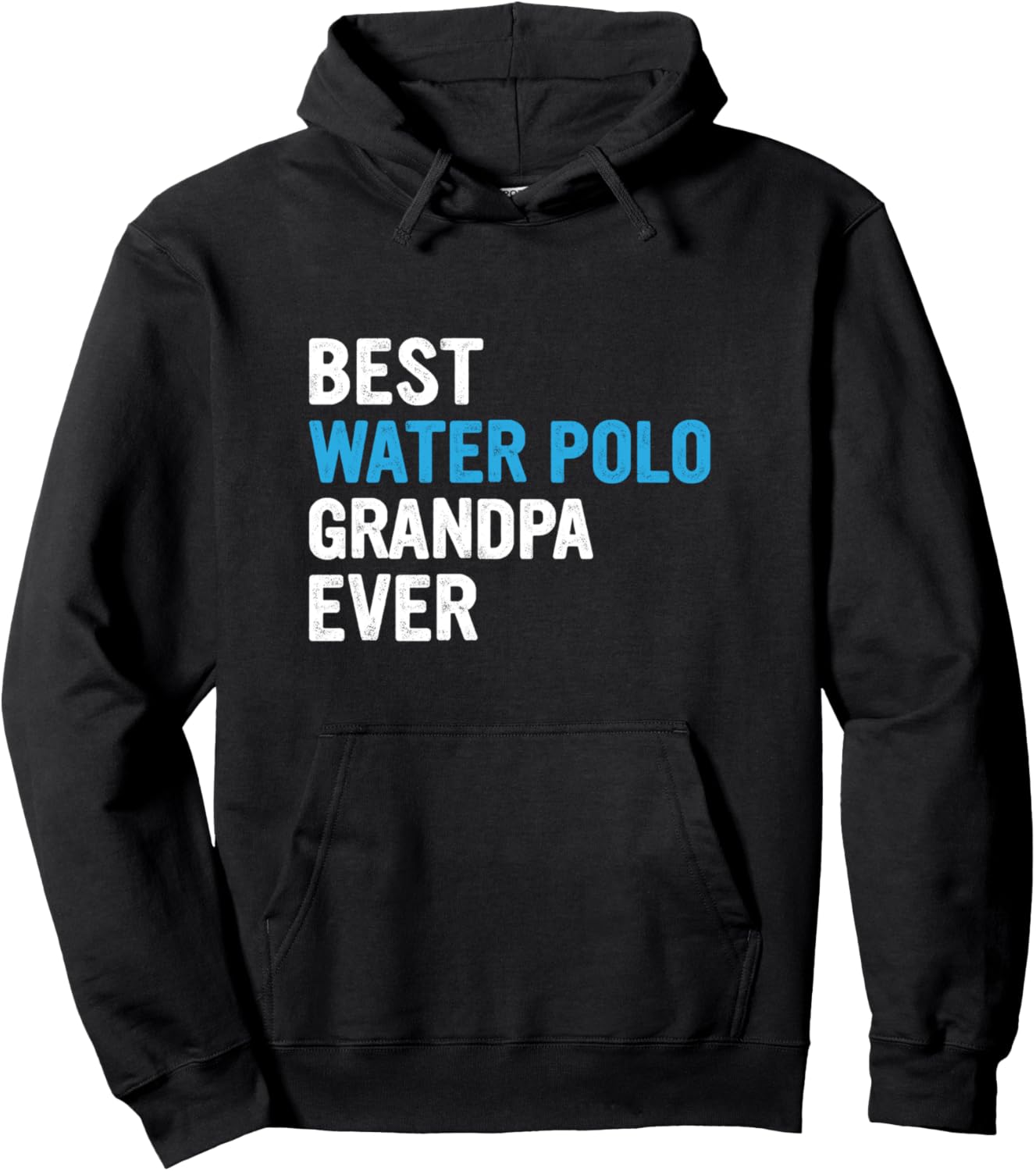 

Дедушка-водополист - лучший дедушка-водополист на свете. Толстовка Grandpa Water Polo Player, черный