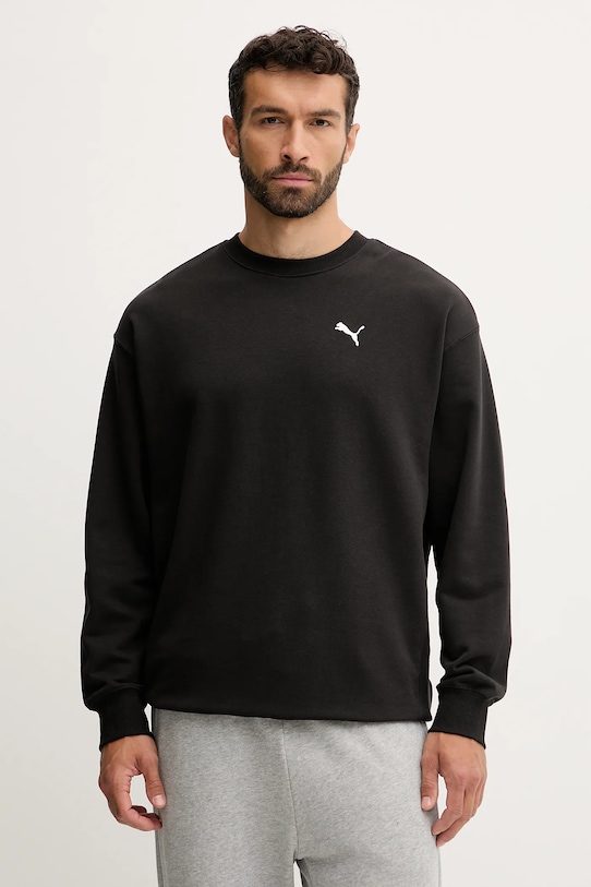 

Хлопковая толстовка Puma, черный