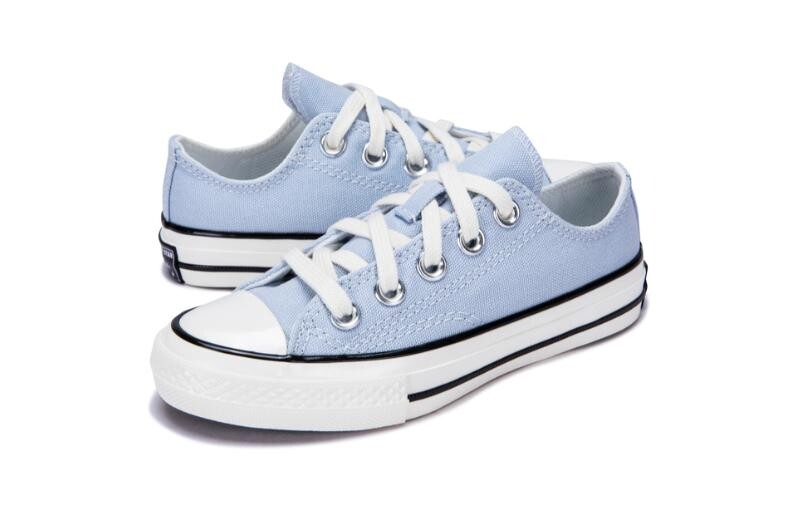 Детские парусиновые туфли Converse PS, Blue — фото 4