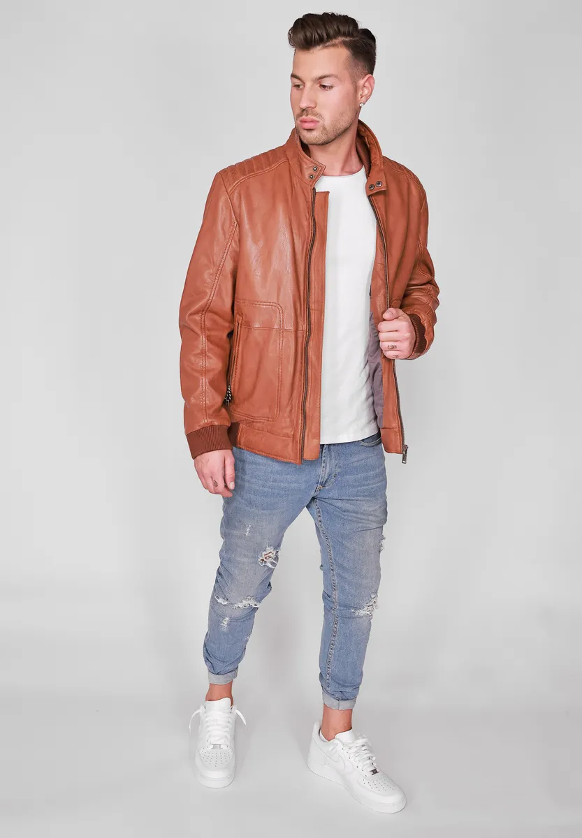 

Кожаная куртка JCC "3102164", цвет Cognac