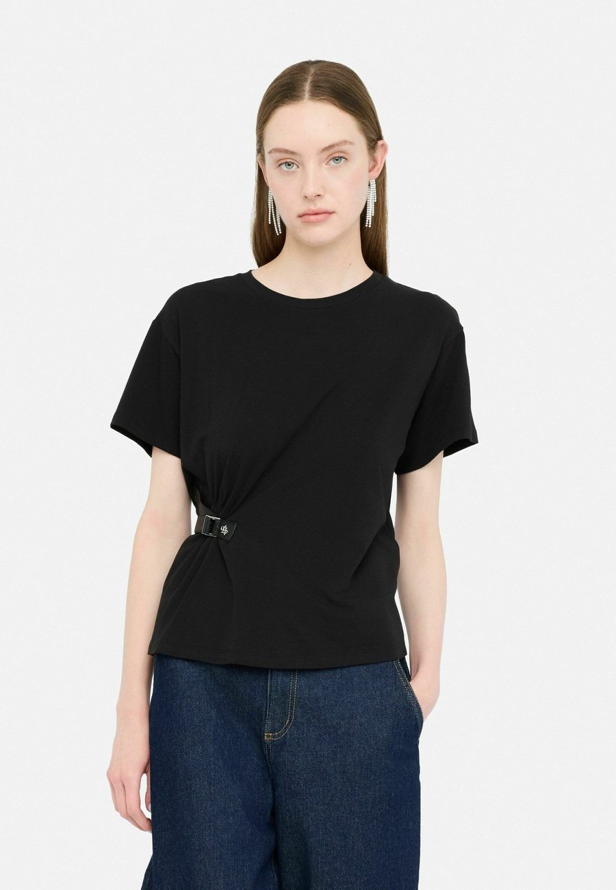 

Футболка LIU JO Basic T-shirt, Black, Черный, Футболка LIU JO Basic T-shirt, Black