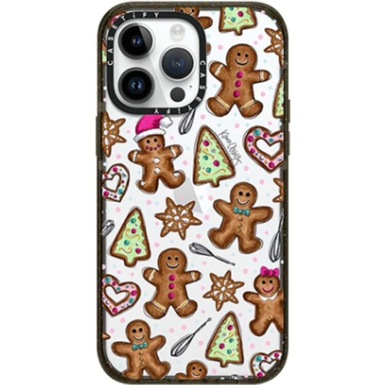 

CASETIFY Чехол для телефона, Transparent - black frame
