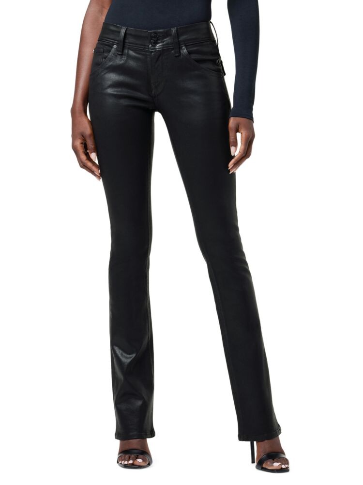 

Джинсы Beth Boot Cut со средней посадкой и покрытием для малышей Hudson, цвет Coated Black