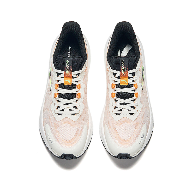 Кроссовки мужские Rocket 5.0 низкие Ivory White / Sunrise Orange / Basic Black ANTA — фото 3