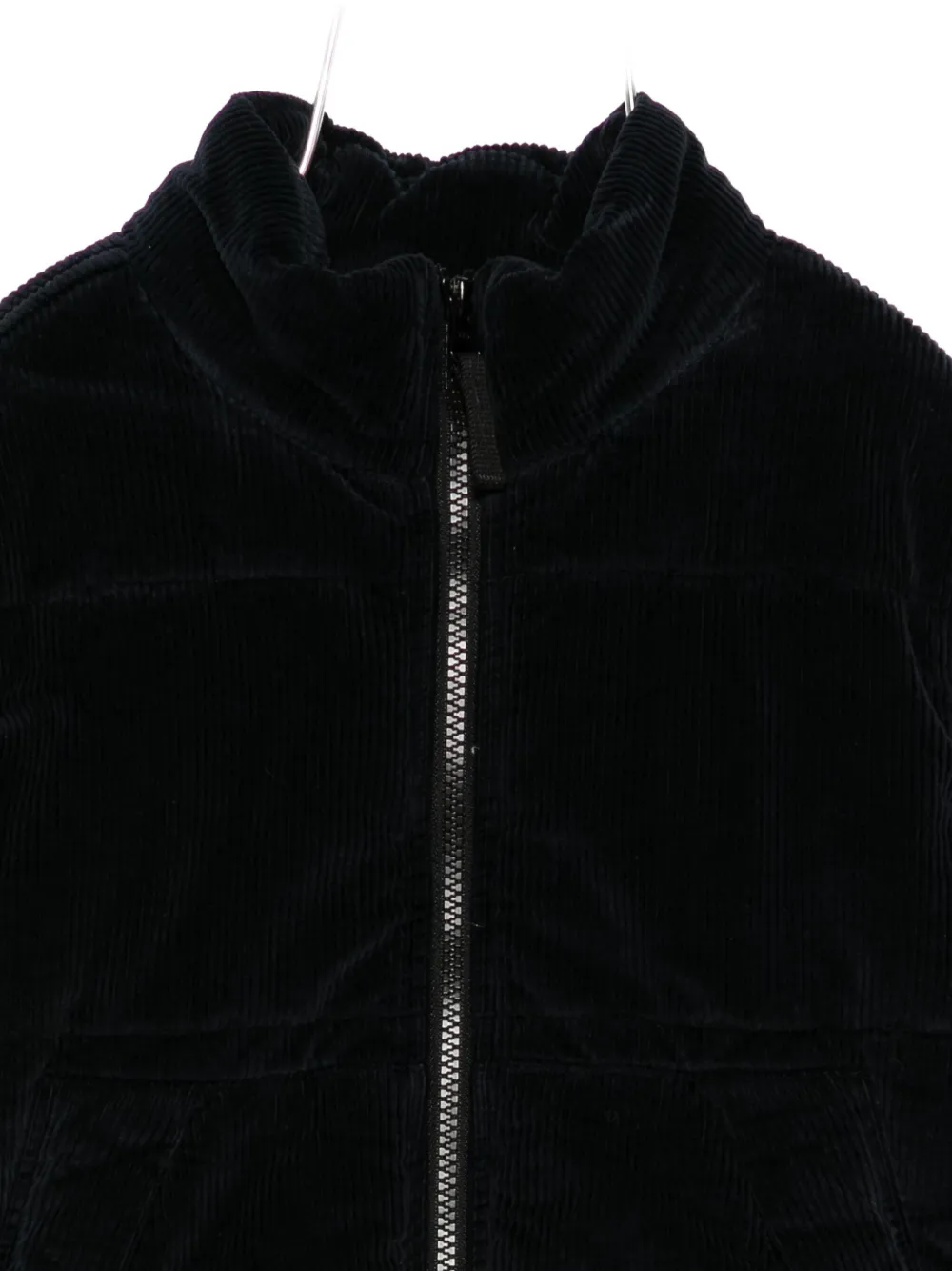 Стеганая вельветовая куртка Stone Island Junior, черный — фото 3