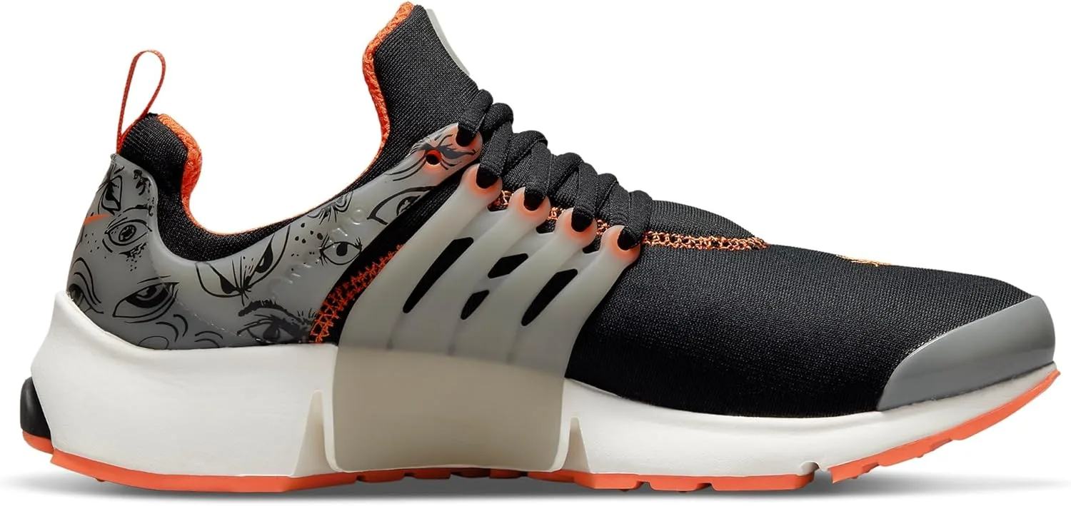 Кроссовки Nike Air Presto PRM для мужчин, модель Dj9568, белый/черный/оранжевый — фото 4