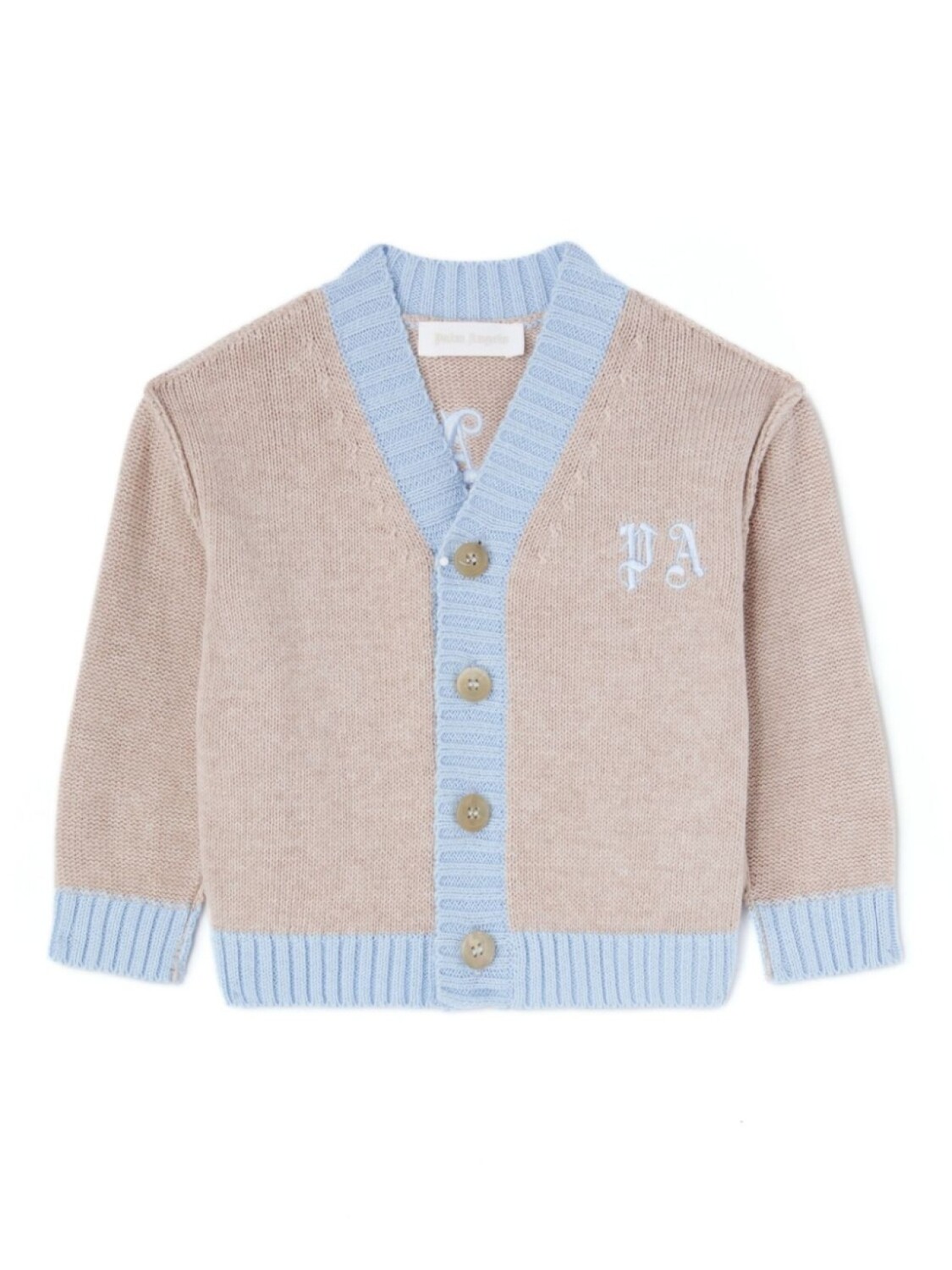 

Palm Angels Kids кардиган с вышитым логотипом, коричневый
