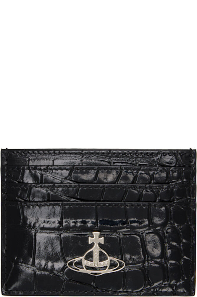 

Черный плоский держатель для карт Vivienne Westwood