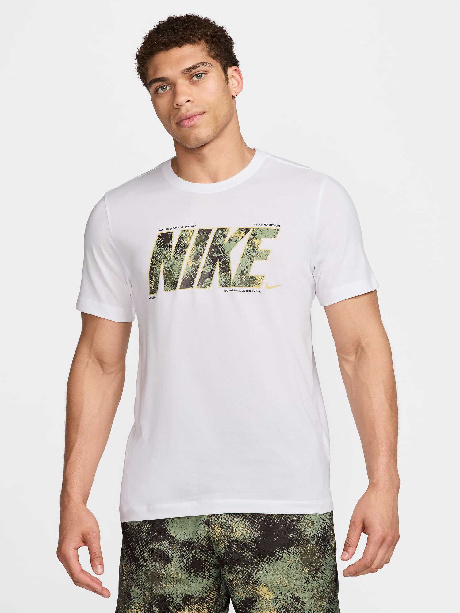 

Футболка Nike M NK DF TEE CAMO, белый