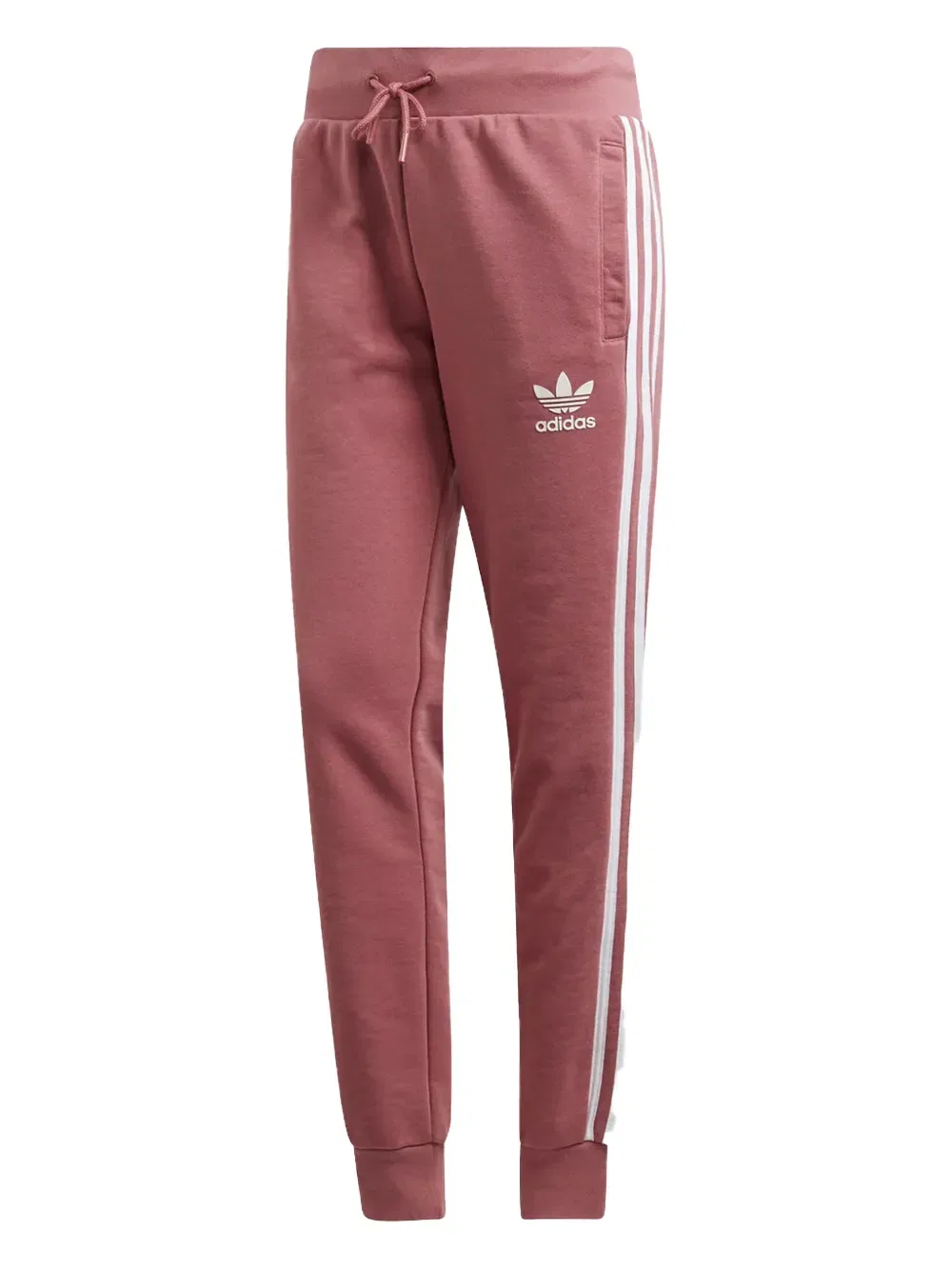 Оригинальные полосатые спортивные брюки Adidas, розовый