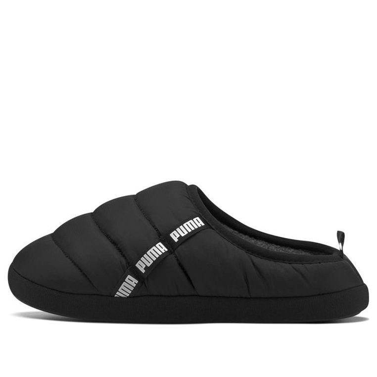 

Шлепанцы PUMA Scuff Slippers 'Black White', черный