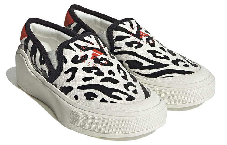 Туфли-лодочки Stella McCartney X Women's Court Slip-On с принтом «Животные» Adidas — фото 3