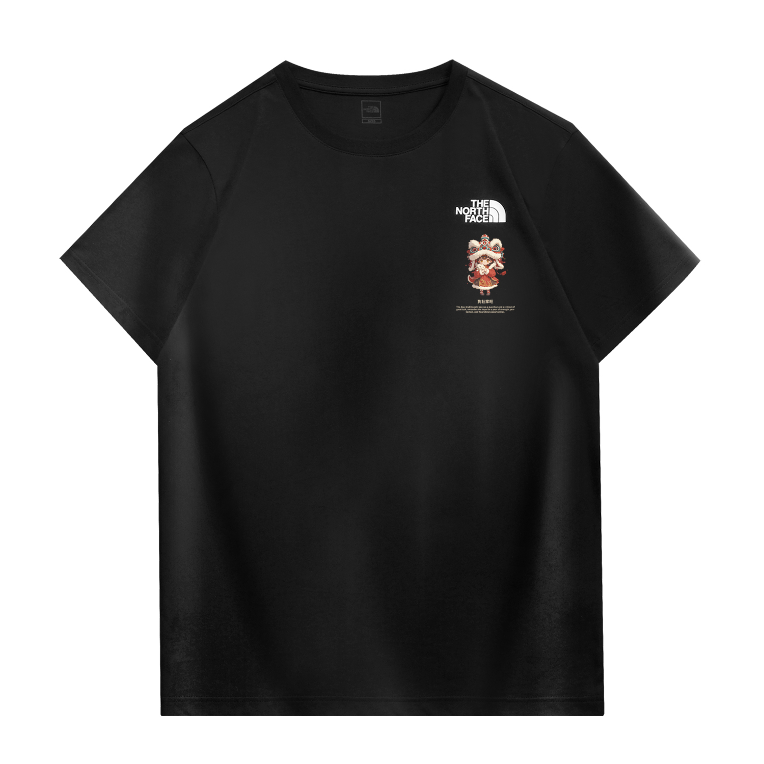 

Футболка унисекс черная THE NORTH FACE