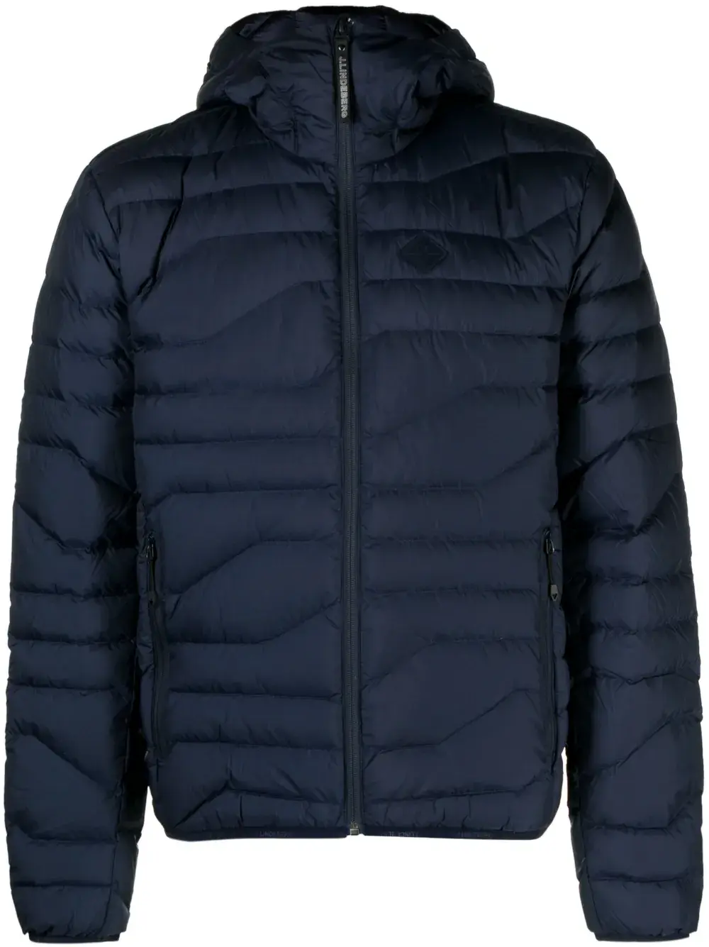 

Пуховик Cliff с капюшоном J.Lindeberg, синий