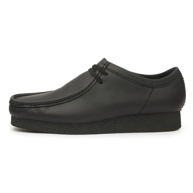 Мужские чёрные водонепроницаемые ботинки Wallabee Evo от Clarks — фото 2