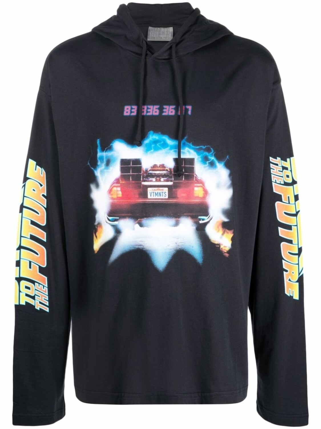 

VTMNTS худи с принтом Back to the Future, синий